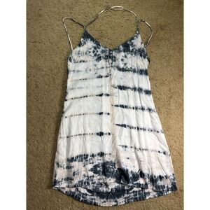 Gypsy 05 Tye Dye Mini Dress Women Medium Lined Soft Lightweight Resort Wear Boho